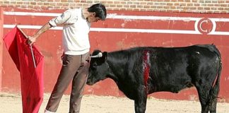 Perera durante la prueba que ha realizado en 'El Cañito' (FOTO:miguelangelperera.com)